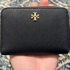 NAVY BLUE TORY BURCH SMALL WALLET